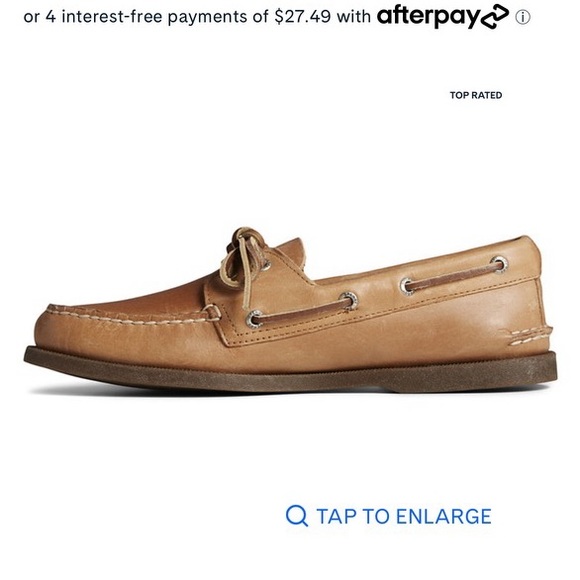 Never been worn!!! Size 12 sperrys. Was gifted the wrong size - Picture 2 of 5